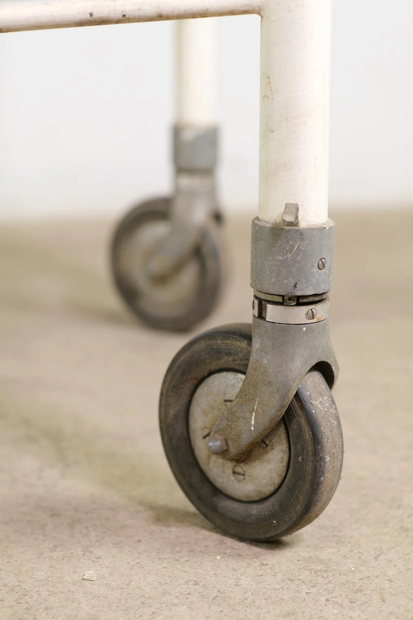 Reclaimed Slanted Top Industrial Steel Table Base 7 Reclaimed Slanted Top Industrial Steel Table Base - Image 5