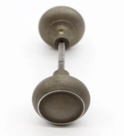 Pair Of Vintage Nickel Concave Concentric Passage Door Knobs 12 Pair Of Vintage Nickel Concave Concentric Passage Door Knobs -OGT Sale Store q279804 05