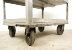 Reclaimed 3 Tier Stainless Steel Service Cart With Handle 26 Reclaimed 3 Tier Stainless Steel Service Cart With Handle -OGT Sale Store q279846 11