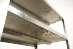 Reclaimed 3 Tier Stainless Steel Service Cart With Handle 28 Reclaimed 3 Tier Stainless Steel Service Cart With Handle -OGT Sale Store q279846 13