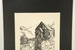 Paul E. Gray Signed Print Of Rustic Cabin On Creek 15 Paul E. Gray Signed Print Of Rustic Cabin On Creek -OGT Sale Store q279848 07