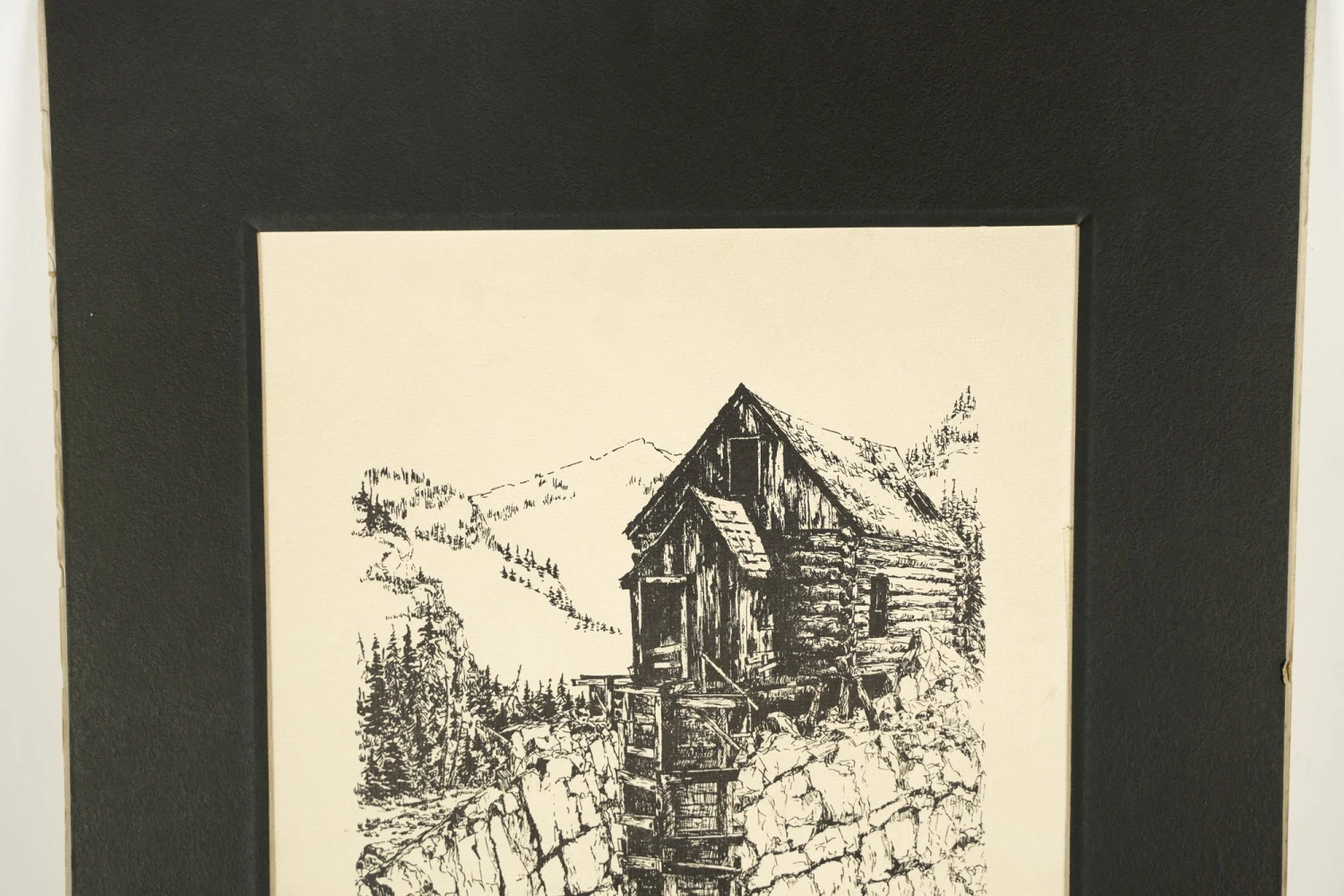 Paul E. Gray Signed Print Of Rustic Cabin On Creek 9 Paul E. Gray Signed Print Of Rustic Cabin On Creek - Image 7
