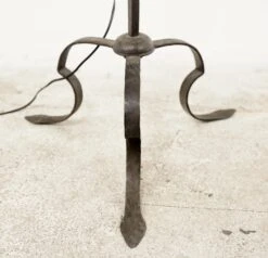 1910s Wrought Iron & Down Shade Glass Adjustable Floor Lamp 25 1910s Wrought Iron & Down Shade Glass Adjustable Floor Lamp -OGT Sale Store q279855 10