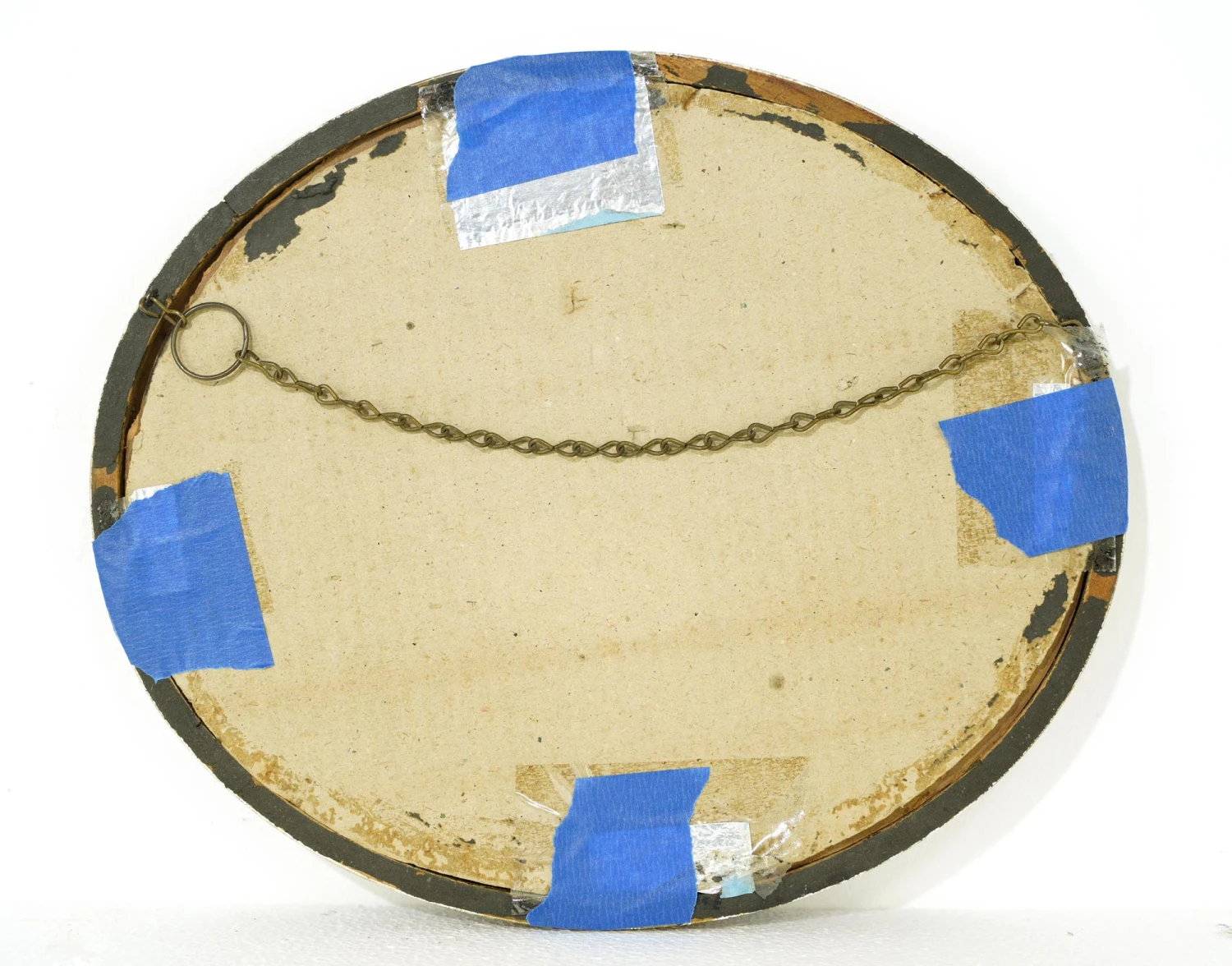 Antique Oval Pine Framed Portraits 8 Antique Oval Pine Framed Portraits - Image 6