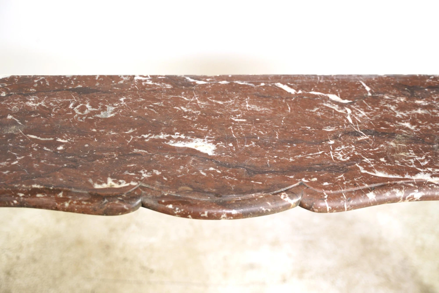 Altered Antique Marble Mantel Components Console 10 Altered Antique Marble Mantel Components Console - Image 8