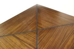 Vintage Modern 42.25 In. Rosewood Steel Coffee Table 15 Vintage Modern 42.25 In. Rosewood Steel Coffee Table -OGT Sale Store q279882 05