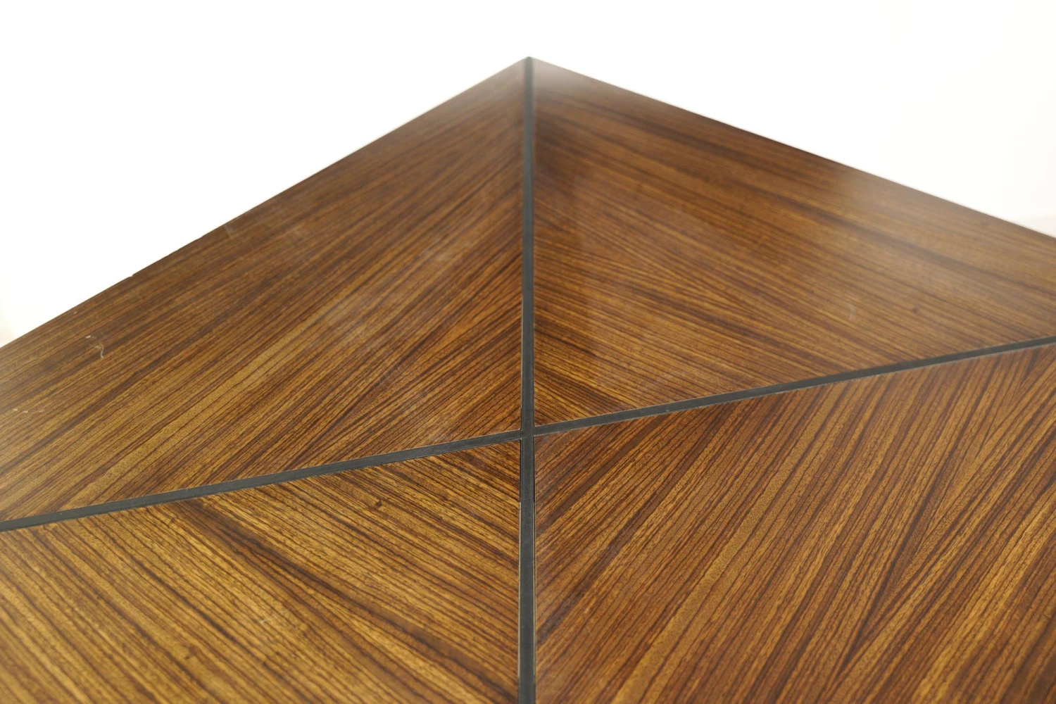 Vintage Modern 42.25 In. Rosewood Steel Coffee Table 7 Vintage Modern 42.25 In. Rosewood Steel Coffee Table - Image 5