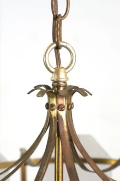 Modern 8 Arm Polished Brass Glass Lantern Pendant Light 15 Modern 8 Arm Polished Brass Glass Lantern Pendant Light -OGT Sale Store q279906 06