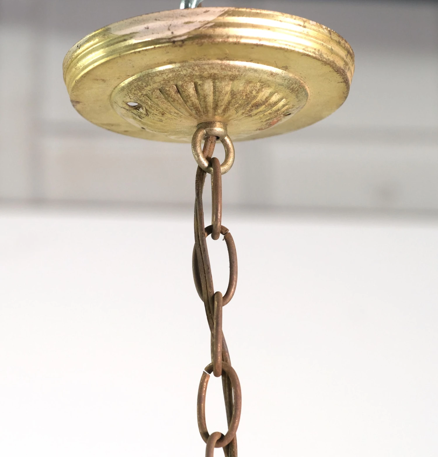 Modern 8 Arm Polished Brass Glass Lantern Pendant Light 9 Modern 8 Arm Polished Brass Glass Lantern Pendant Light - Image 7