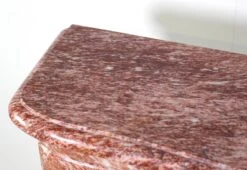 Vintage Louis XV Style Italian Brown & White Marble Mantel 18 Vintage Louis XV Style Italian Brown & White Marble Mantel -OGT Sale Store q279913 07