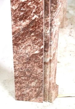 Vintage Louis XV Style Italian Brown & White Marble Mantel 20 Vintage Louis XV Style Italian Brown & White Marble Mantel -OGT Sale Store q279913 09