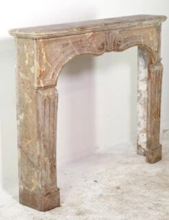 1920s Louis XVI Style Neutral Stone Mantel 18 1920s Louis XVI Style Neutral Stone Mantel -OGT Sale Store q279914 08