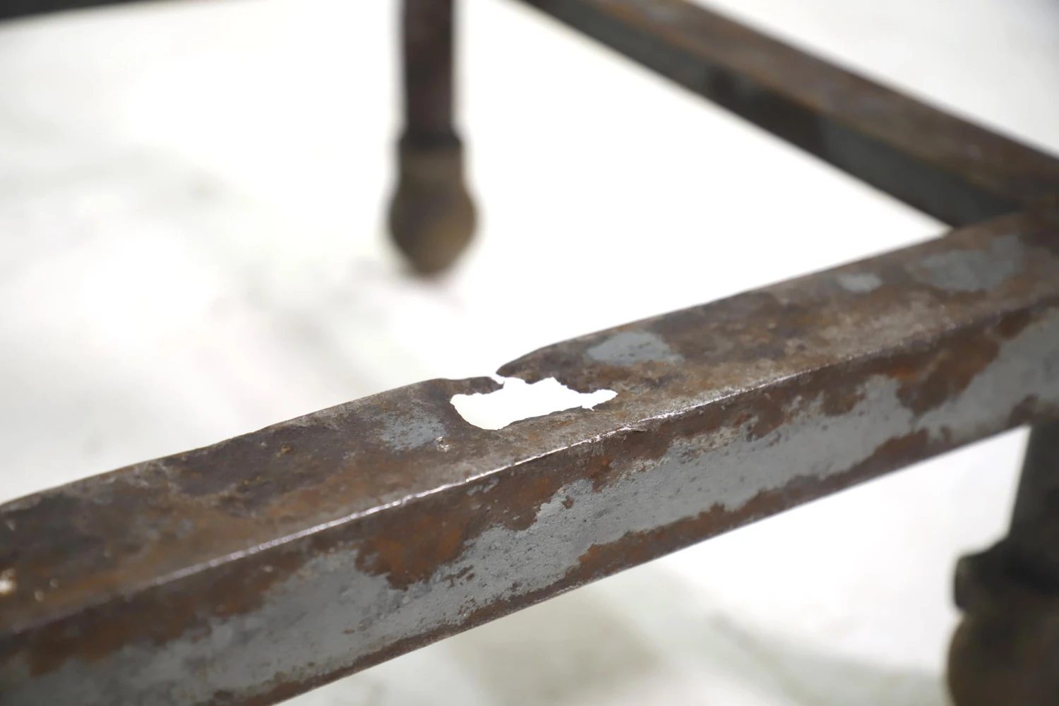 Reclaimed Commercial Stainless Steel Corner Work Table 10 Reclaimed Commercial Stainless Steel Corner Work Table - Image 8