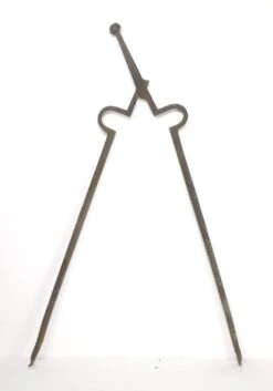 19th Century Fireplace 21 In. Cast Iron Tong 13 19th Century Fireplace 21 In. Cast Iron Tong -OGT Sale Store q279978 04