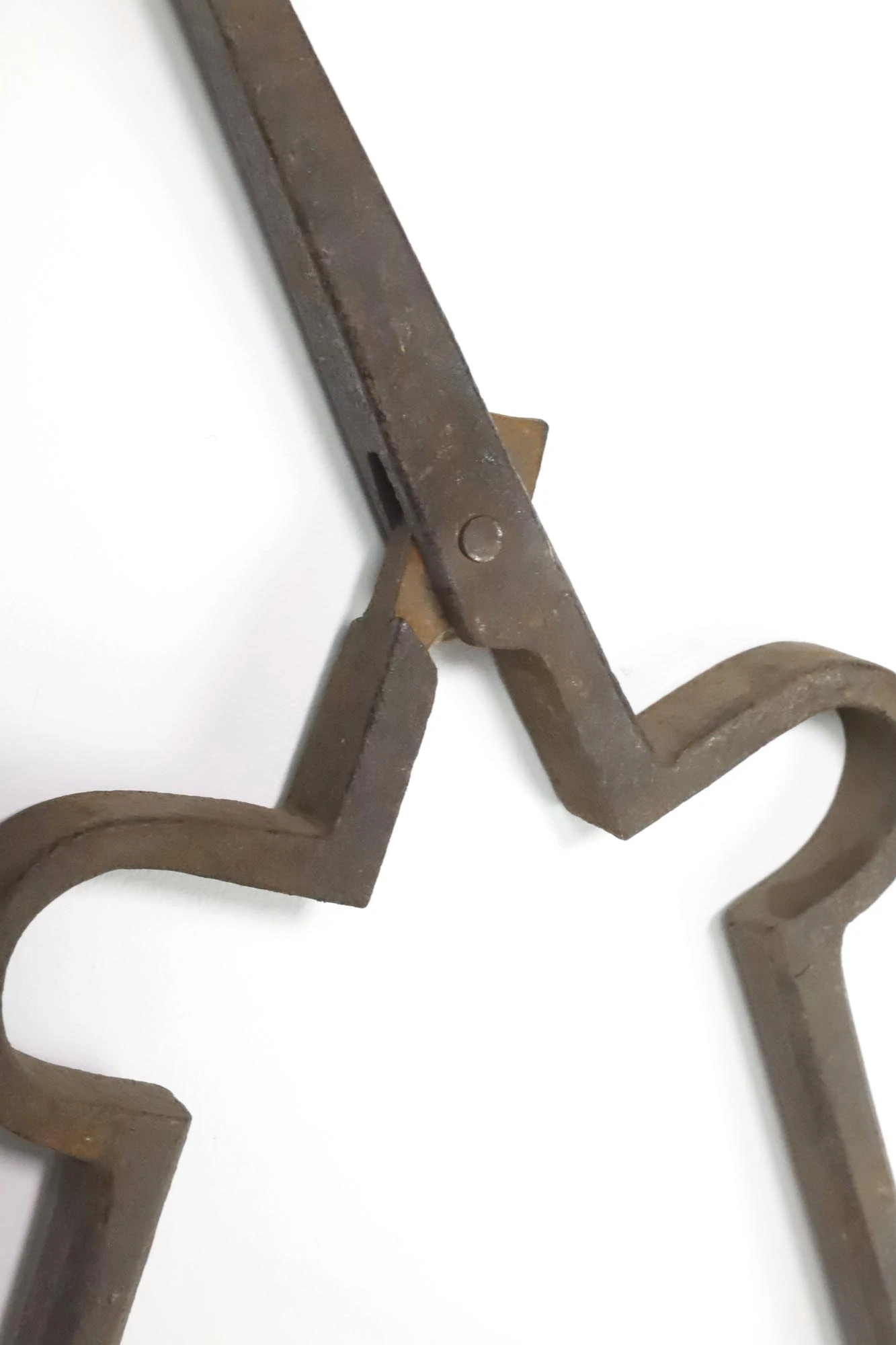 19th Century Fireplace 21 In. Cast Iron Tong 8 19th Century Fireplace 21 In. Cast Iron Tong - Image 6