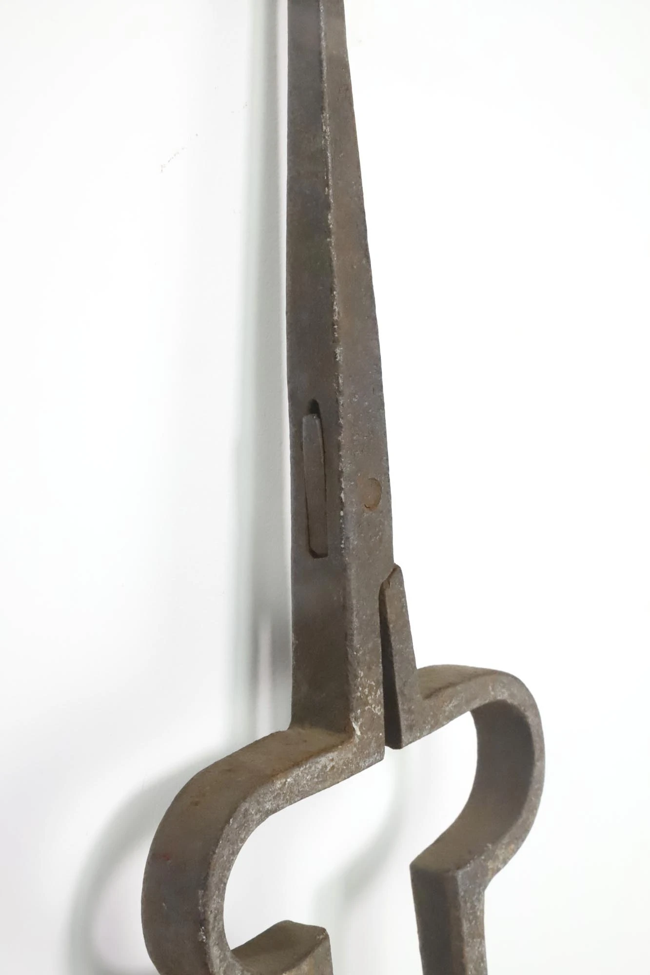 19th Century Fireplace 21 In. Cast Iron Tong 9 19th Century Fireplace 21 In. Cast Iron Tong - Image 7