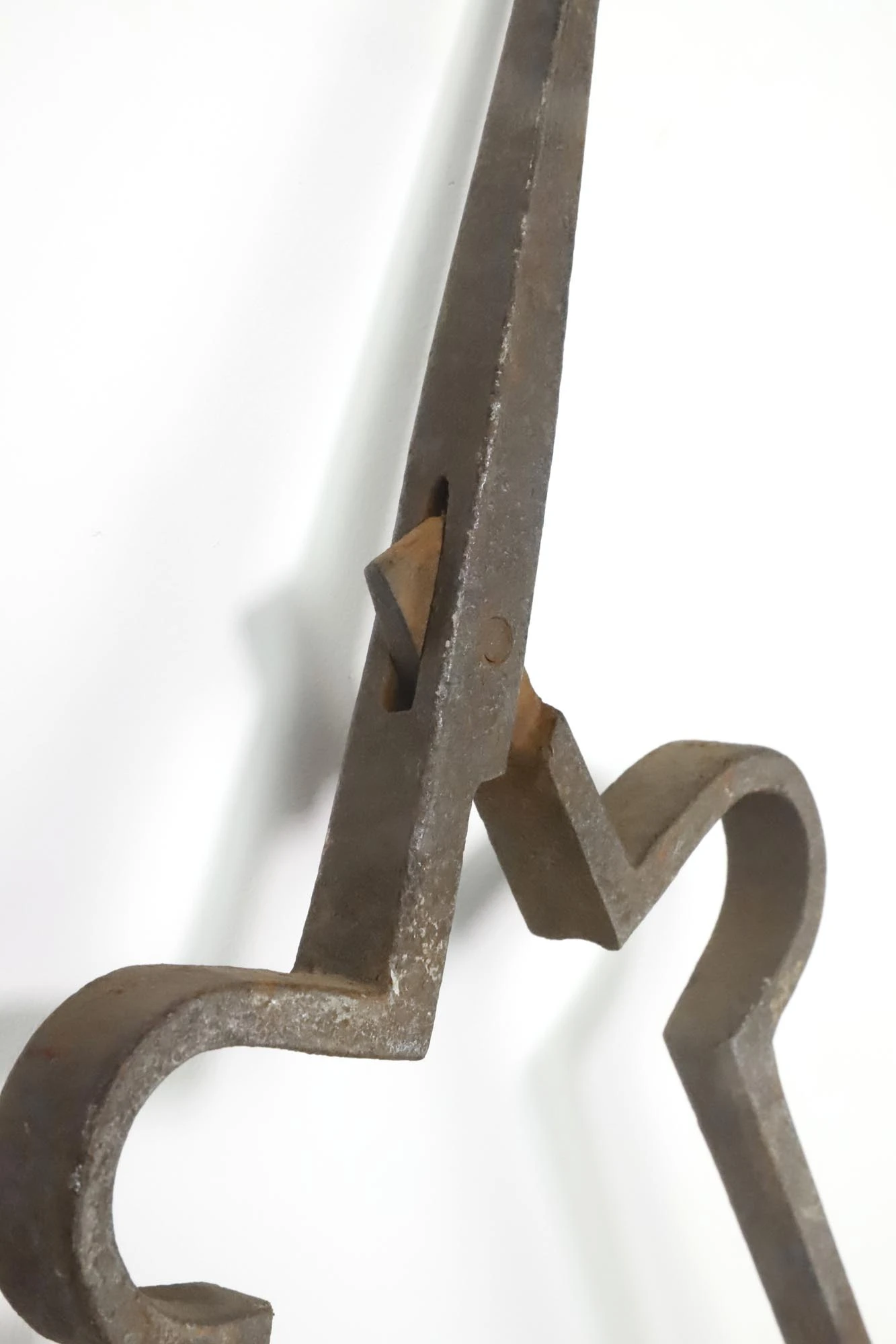 19th Century Fireplace 21 In. Cast Iron Tong 10 19th Century Fireplace 21 In. Cast Iron Tong - Image 8