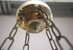 Victorian Molded Milk Glass Hanging Pendant Light 23 Victorian Molded Milk Glass Hanging Pendant Light -OGT Sale Store q279982 10