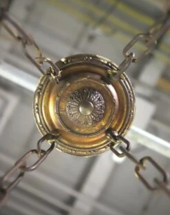 Victorian Molded Milk Glass Hanging Pendant Light 24 Victorian Molded Milk Glass Hanging Pendant Light -OGT Sale Store q279982 11