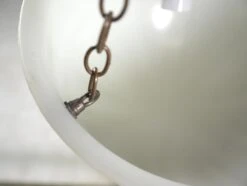 Victorian Ridged Milk Glass Hanging Pendant Light 14 Victorian Ridged Milk Glass Hanging Pendant Light -OGT Sale Store q279983 04