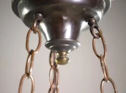 Victorian Ridged Milk Glass Hanging Pendant Light 18 Victorian Ridged Milk Glass Hanging Pendant Light -OGT Sale Store q279983 08