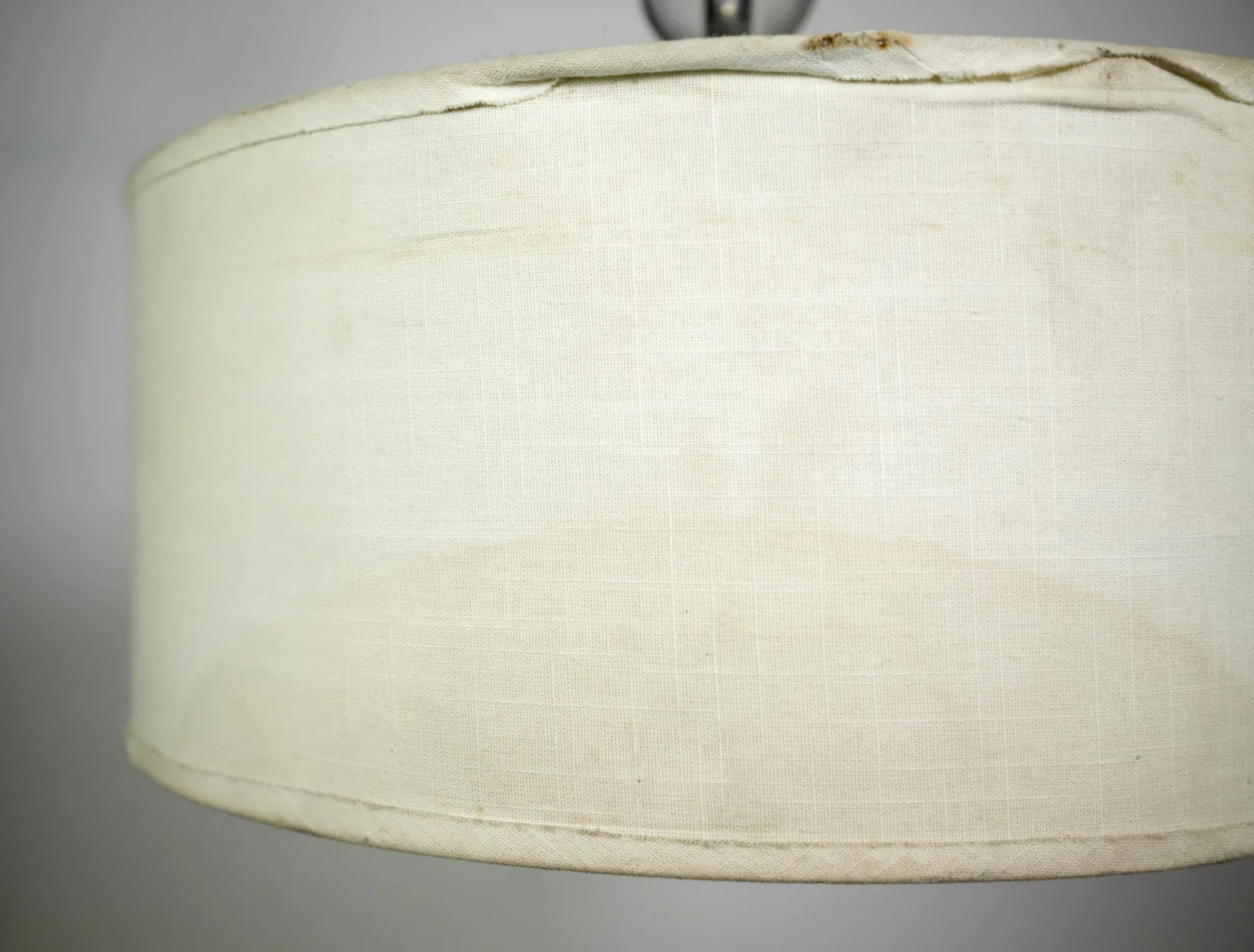 Modern White Hand Blown Glass Flush Mount Pendant Light 6 Modern White Hand Blown Glass Flush Mount Pendant Light - Image 4