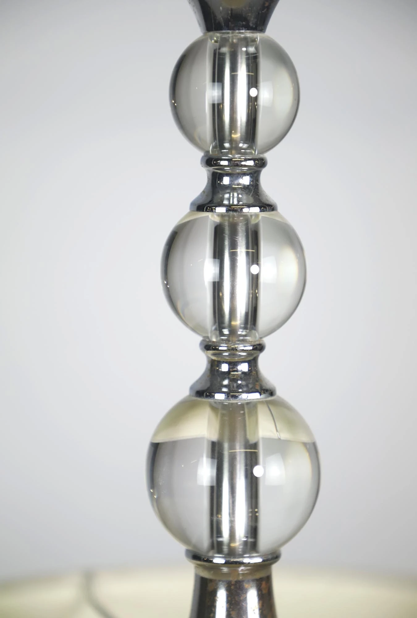 Modern White Hand Blown Glass Flush Mount Pendant Light 9 Modern White Hand Blown Glass Flush Mount Pendant Light - Image 7