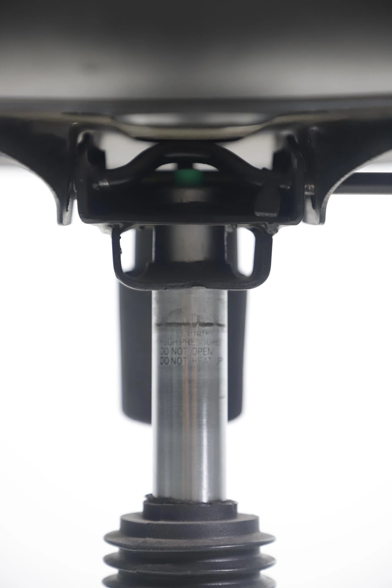 Contemporary Black Faux Leather Office Chair With Metallic Lining 10 Contemporary Black Faux Leather Office Chair With Metallic Lining - Image 8