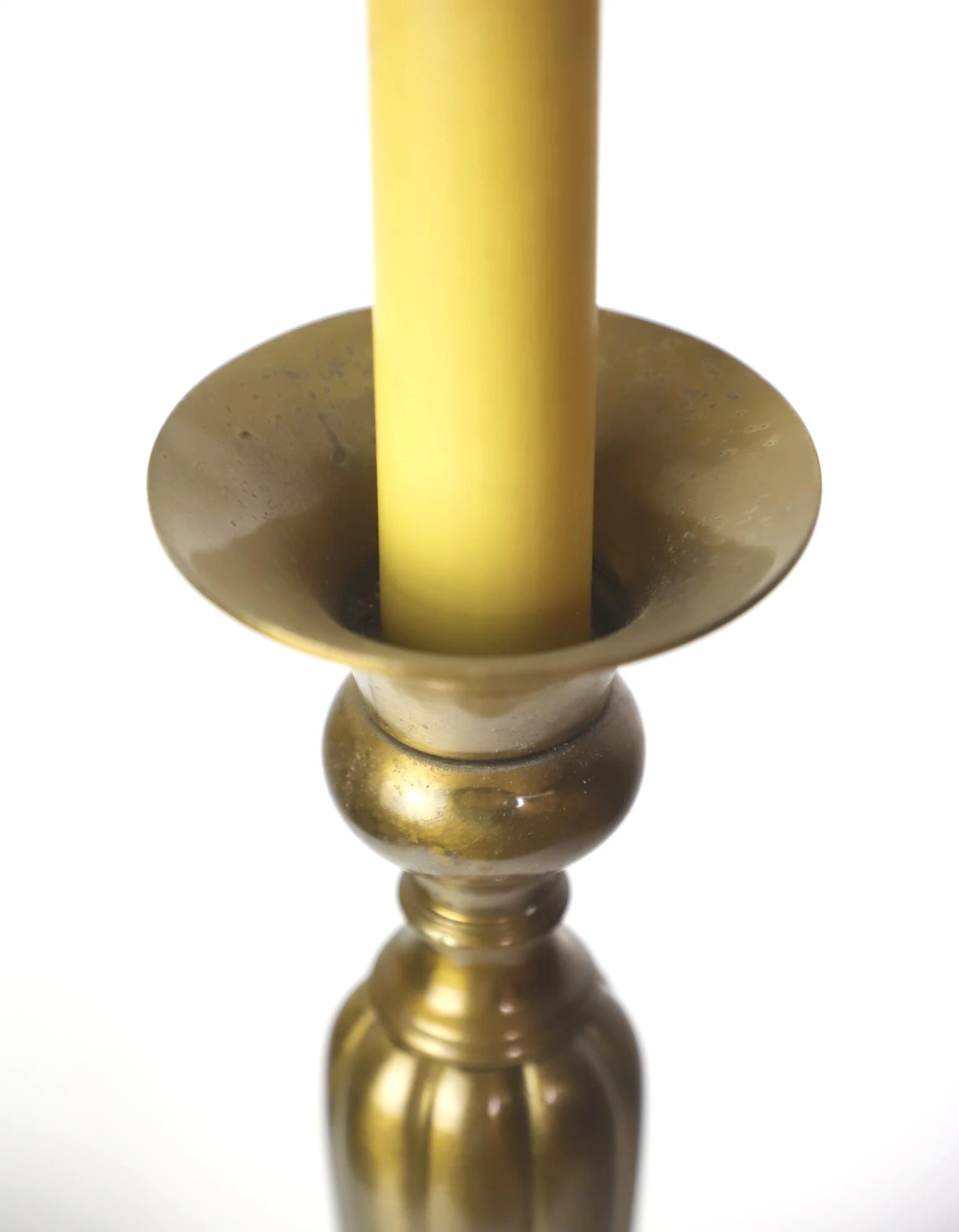 Pair Of Traditional Ribbed Patina Brass Table Lamps 8 Pair Of Traditional Ribbed Patina Brass Table Lamps - Image 6