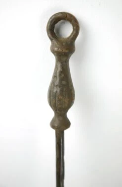 Set Of 3 Antique Matching Cast Iron Fireplace Tools 21 Set Of 3 Antique Matching Cast Iron Fireplace Tools -OGT Sale Store q280016 10