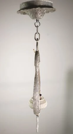 Arts & Crafts Gas Harp Bubble Glass Pendant Light -OGT Sale Store q280028 09