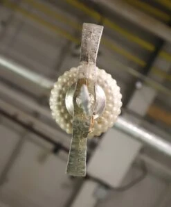 Arts & Crafts Gas Harp Bubble Glass Pendant Light -OGT Sale Store q280028 10