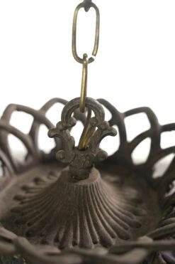 Vintage Tiffany Style Stained Yellow & Brown Glass Pendant Light 24 Vintage Tiffany Style Stained Yellow & Brown Glass Pendant Light -OGT Sale Store q280058 11