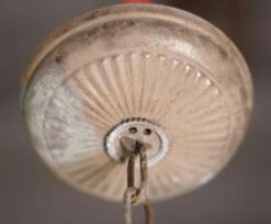 Vintage Tiffany Style Stained Yellow & Brown Glass Pendant Light 25 Vintage Tiffany Style Stained Yellow & Brown Glass Pendant Light -OGT Sale Store q280058 12