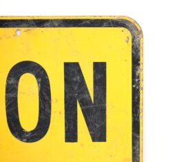 European Black & Yellow Steel European Goudron Street Sign 13 European Black & Yellow Steel European Goudron Street Sign -OGT Sale Store q280068 04