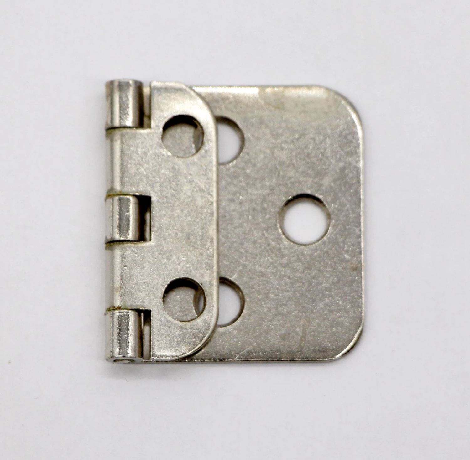 Pair Of Chromed Steel Face Mount 1.75 X 1.5 Cabinet Hinges 7 Pair Of Chromed Steel Face Mount 1.75 X 1.5 Cabinet Hinges - Image 5