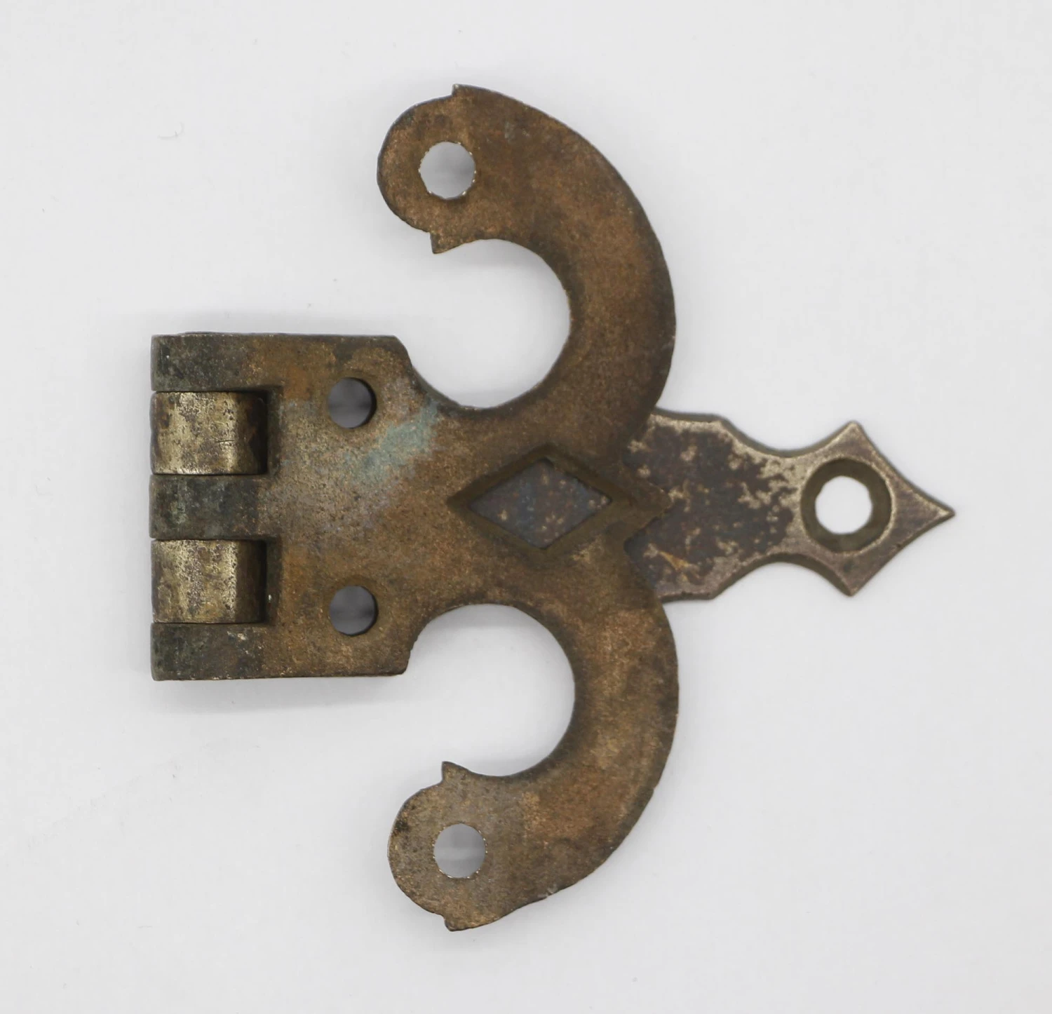 Pair Of Antique 4.75 In. Bronze Ice Box Hinges 7 Pair Of Antique 4.75 In. Bronze Ice Box Hinges - Image 5