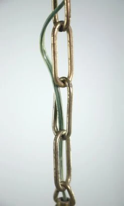 Industrial Green Frosted Glass Globe Brass Pendant Light -OGT Sale Store q280220 05