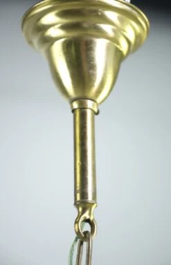 Industrial Green Frosted Globe Glass Brass Pendant Light 11 Industrial Green Frosted Globe Glass Brass Pendant Light -OGT Sale Store q280221 04