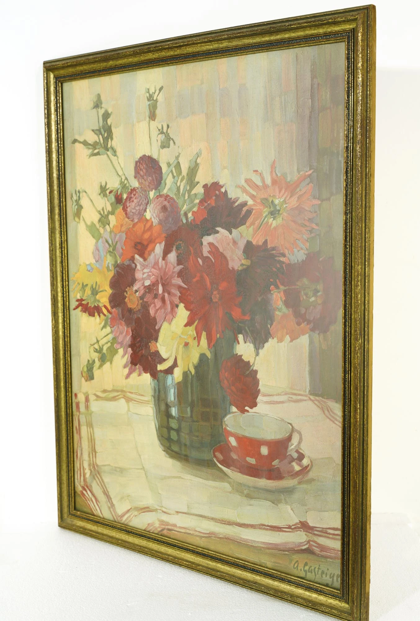 Anna Sophie Gasteiger Signed Floral Still Life Print 7 Anna Sophie Gasteiger Signed Floral Still Life Print - Image 5