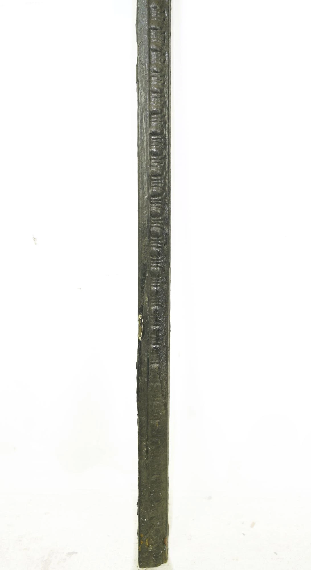 Reclaimed Black Cast Iron Ornate Fireplace Insert Frame 6 Reclaimed Black Cast Iron Ornate Fireplace Insert Frame - Image 4