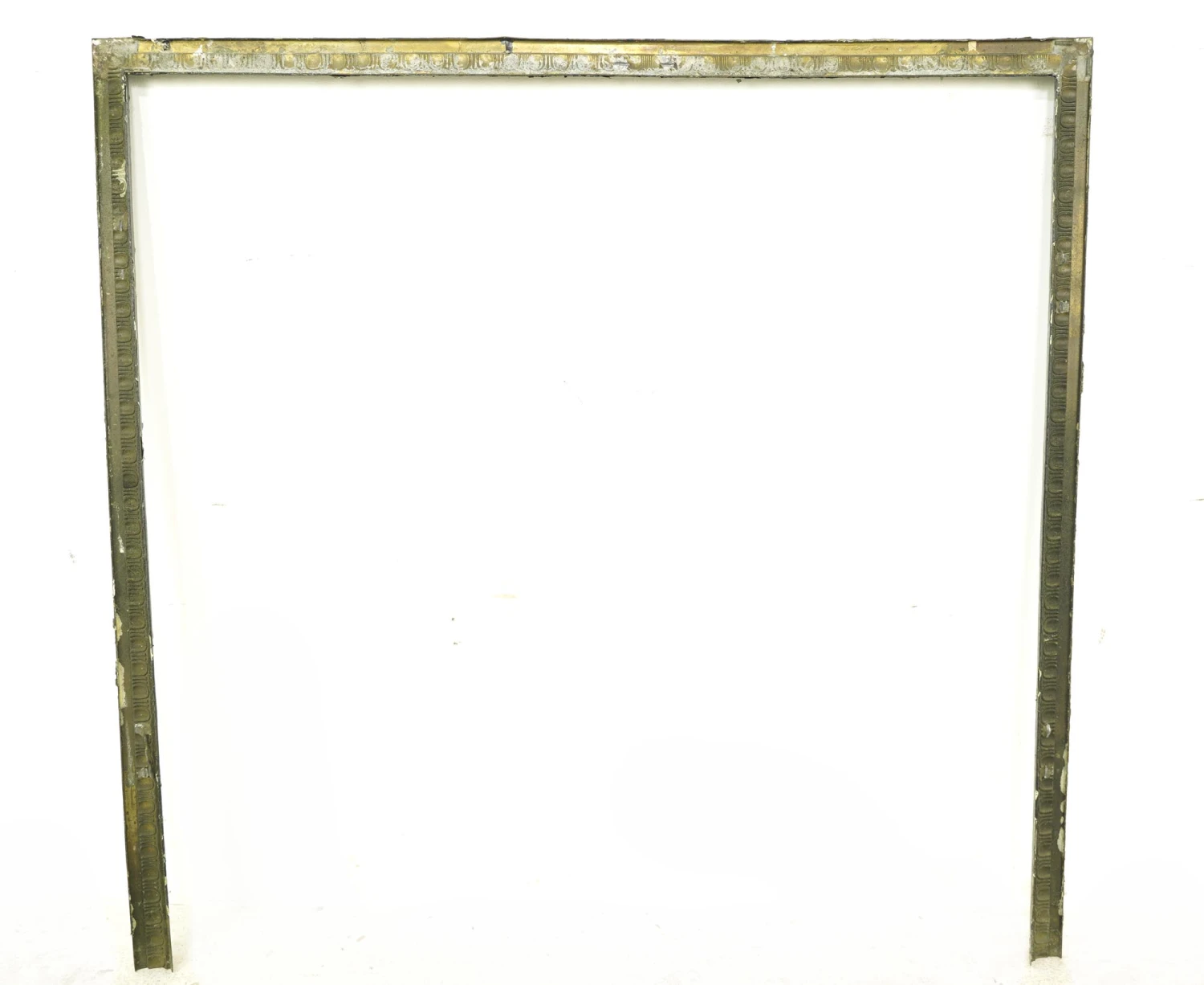Reclaimed Black Cast Iron Ornate Fireplace Insert Frame 9 Reclaimed Black Cast Iron Ornate Fireplace Insert Frame - Image 7