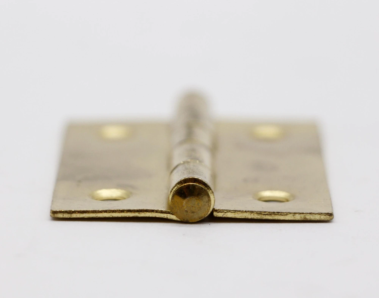 Set Of 4 Polished Brass Over Steel 2 X 1.75 Butt Cabinet Hinges 6 Set Of 4 Polished Brass Over Steel 2 X 1.75 Butt Cabinet Hinges - Image 4