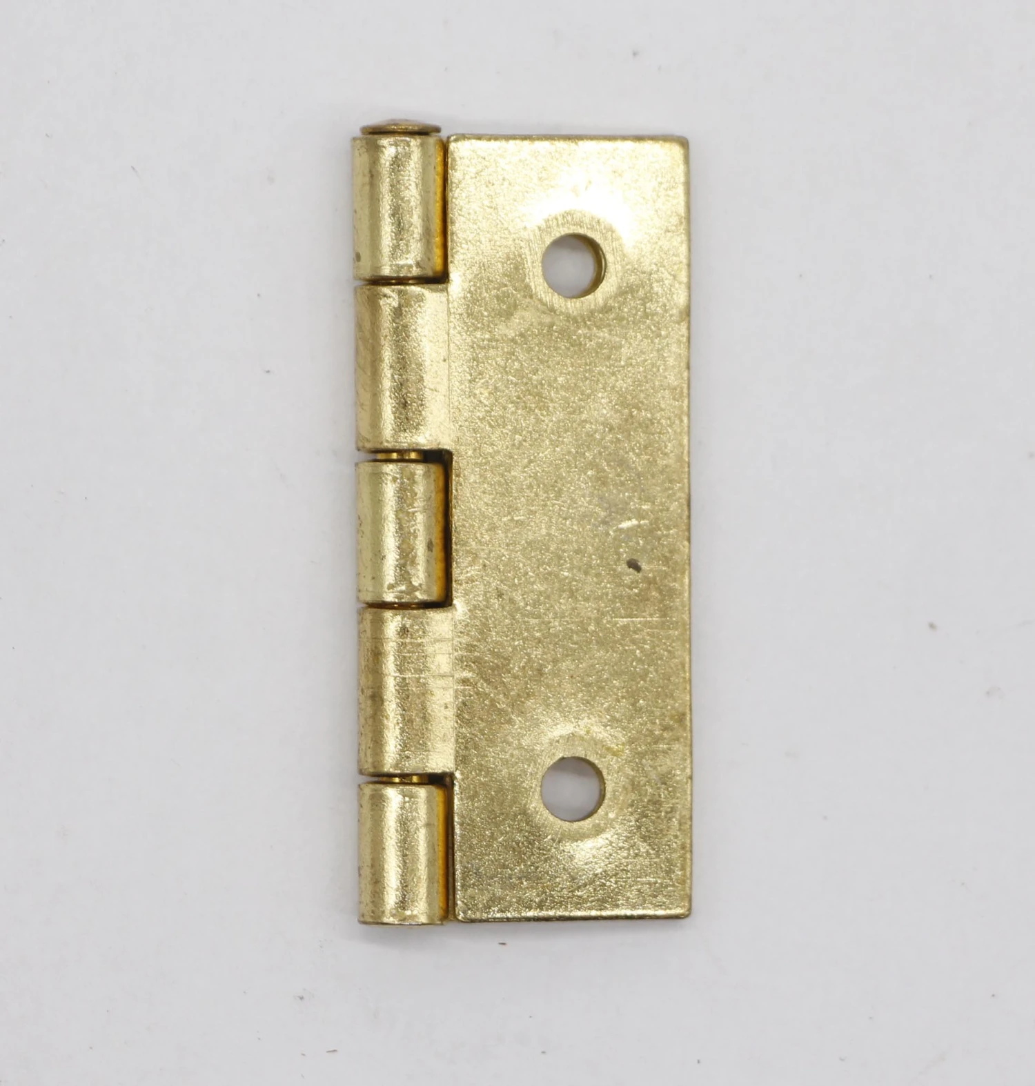 Set Of 4 Polished Brass Over Steel 2 X 1.75 Butt Cabinet Hinges 8 Set Of 4 Polished Brass Over Steel 2 X 1.75 Butt Cabinet Hinges - Image 6