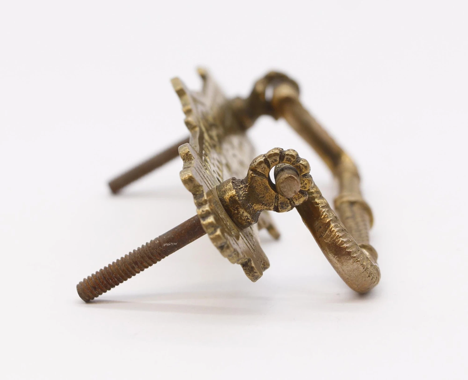 Vintage Aesthetic 4.375 In. Brass Bridge Drawer Pull 7 Vintage Aesthetic 4.375 In. Brass Bridge Drawer Pull - Image 5