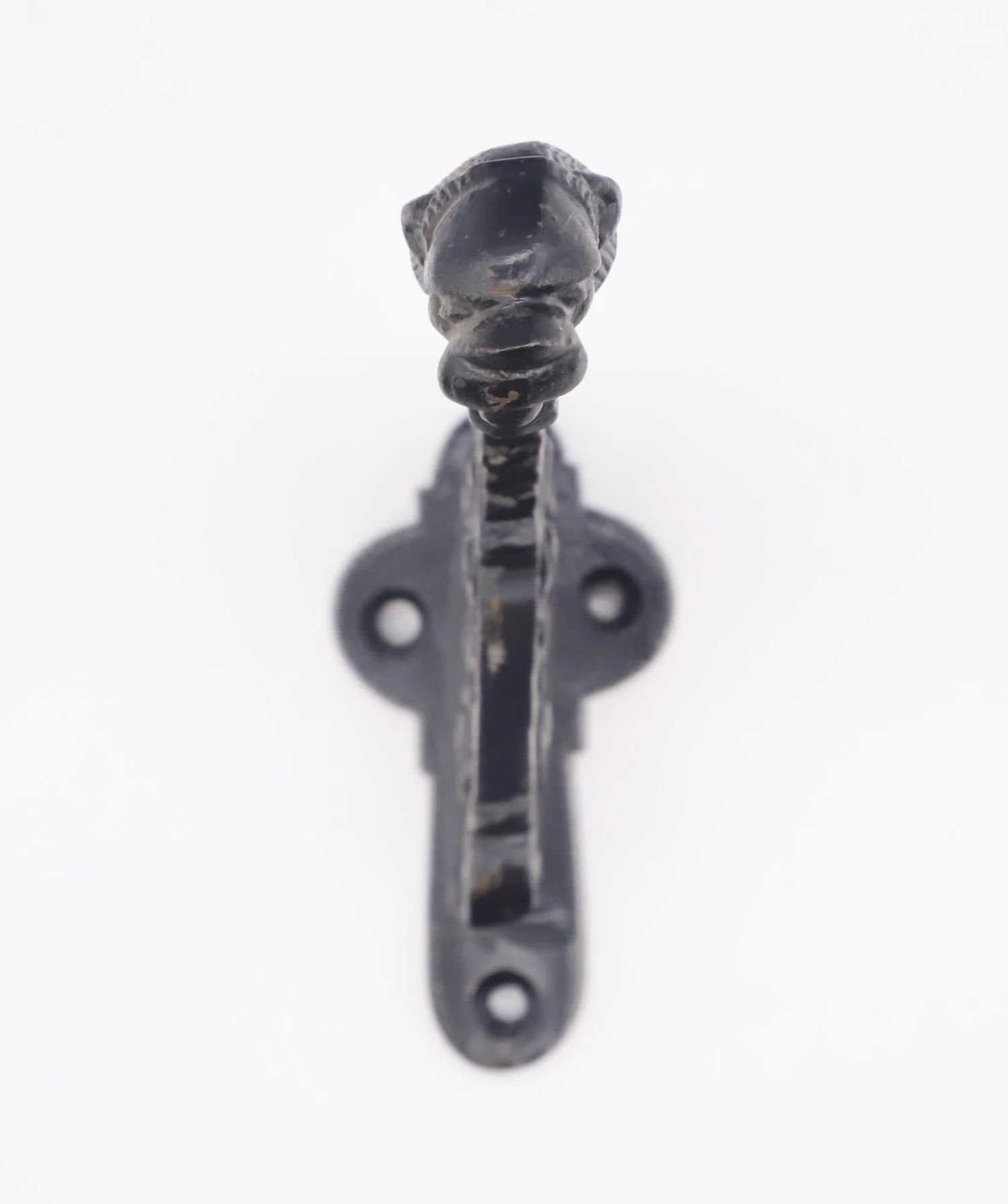 Repro Black Cast Iron Staircase Railing Bracket 6 Repro Black Cast Iron Staircase Railing Bracket - Image 4