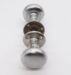 Vintage Brushed Nickeled Brass Passage Door Knob Set 16 Vintage Brushed Nickeled Brass Passage Door Knob Set -OGT Sale Store q280383 06