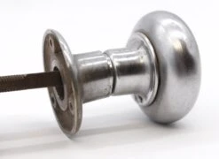 Vintage Brushed Nickeled Brass Passage Door Knob Set 18 Vintage Brushed Nickeled Brass Passage Door Knob Set -OGT Sale Store q280383 08