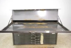 Reclaimed 20 Drawer Steel Flat Map Stack Cabinet 16 Reclaimed 20 Drawer Steel Flat Map Stack Cabinet -OGT Sale Store q280478 04