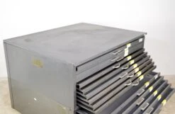 Reclaimed 20 Drawers Gray Steel Flat Map Stack Cabinet 16 Reclaimed 20 Drawers Gray Steel Flat Map Stack Cabinet -OGT Sale Store q280479 07